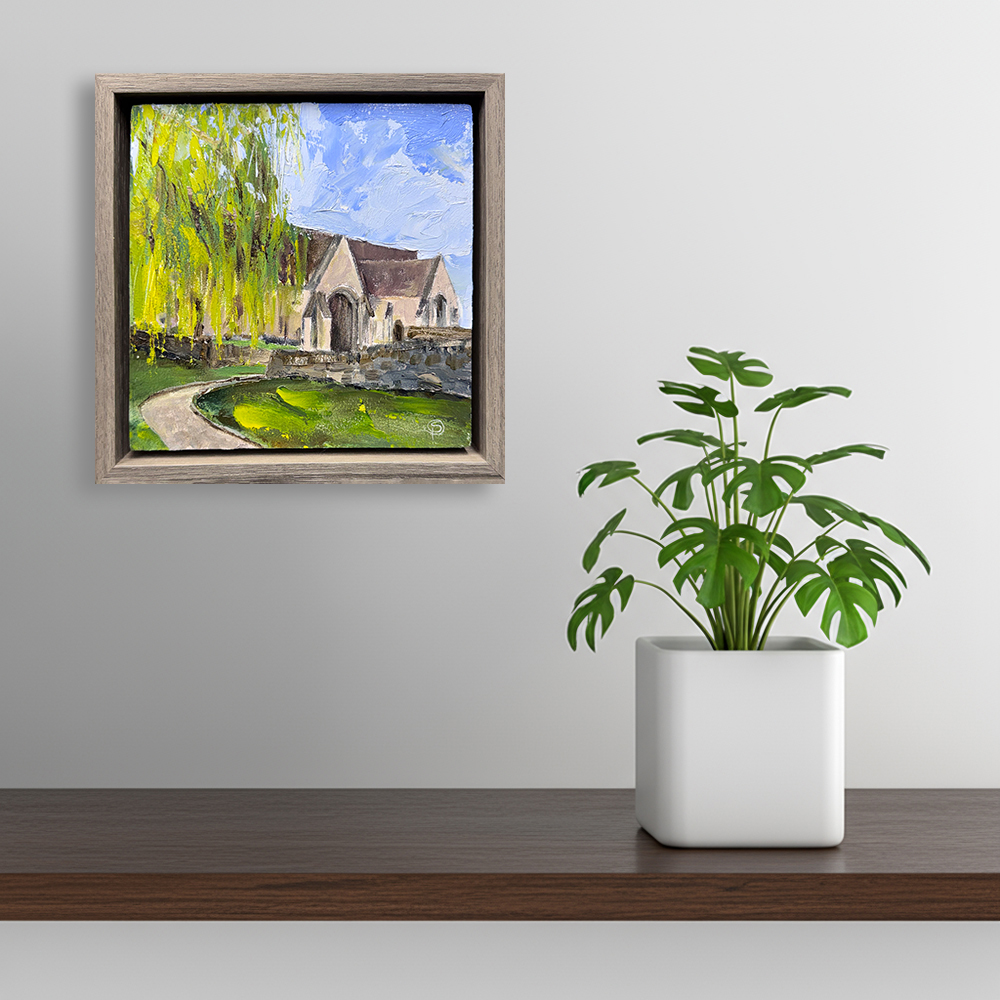 View of picture in situ